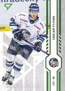 Oscar Flynn Liberec Tipsport ELH 2024/25 SportZoo 2. serie Green Glitter /30 #305